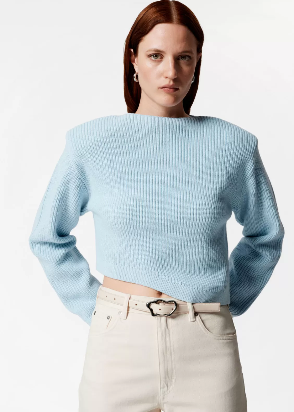 & Other Stories Sweaters & Knits | Asymmetric Rib-Knit Sweater