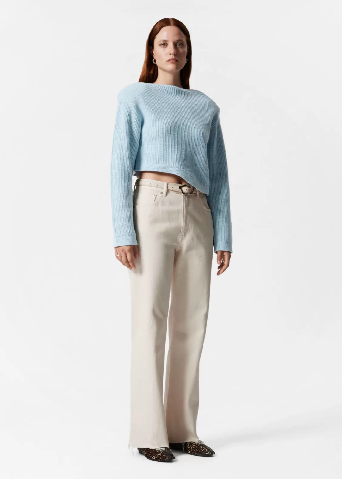 & Other Stories Sweaters & Knits | Asymmetric Rib-Knit Sweater