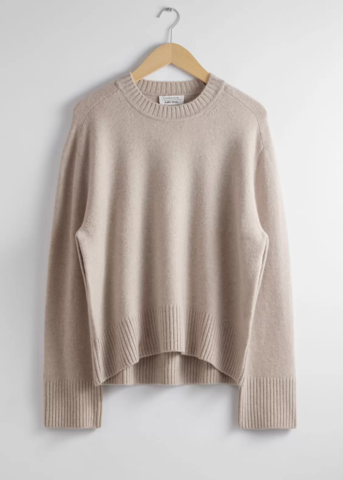 & Other Stories Sweaters & Knits | Boxy Cashmere-Blend Sweater Beige