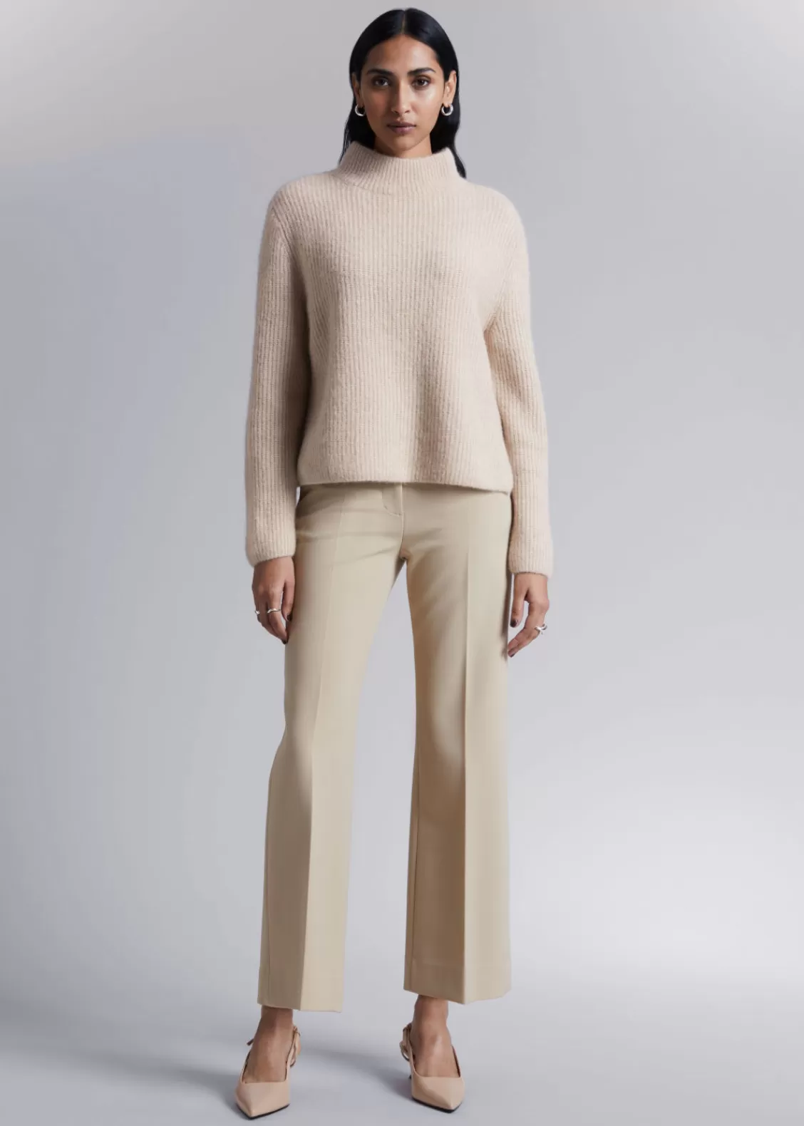 & Other Stories Sweaters & Knits | Boxy Knit Sweater Beige