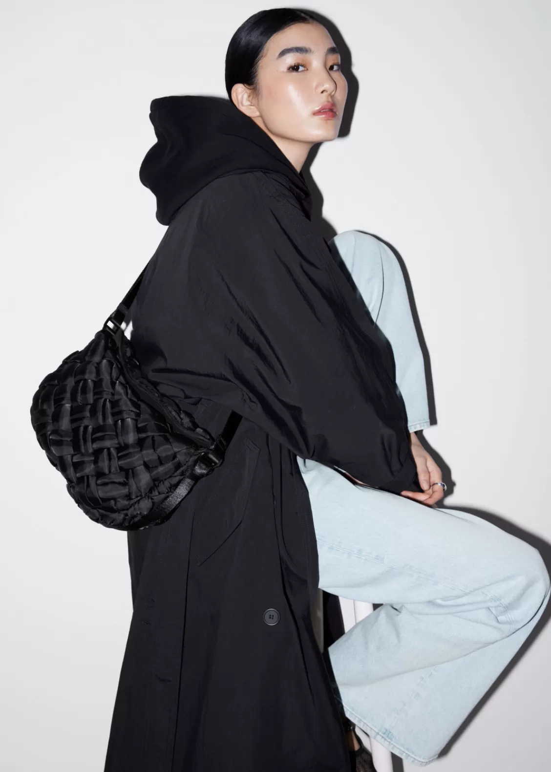 & Other Stories Shoulder Bags | Braided Nylon Shoulder Bag