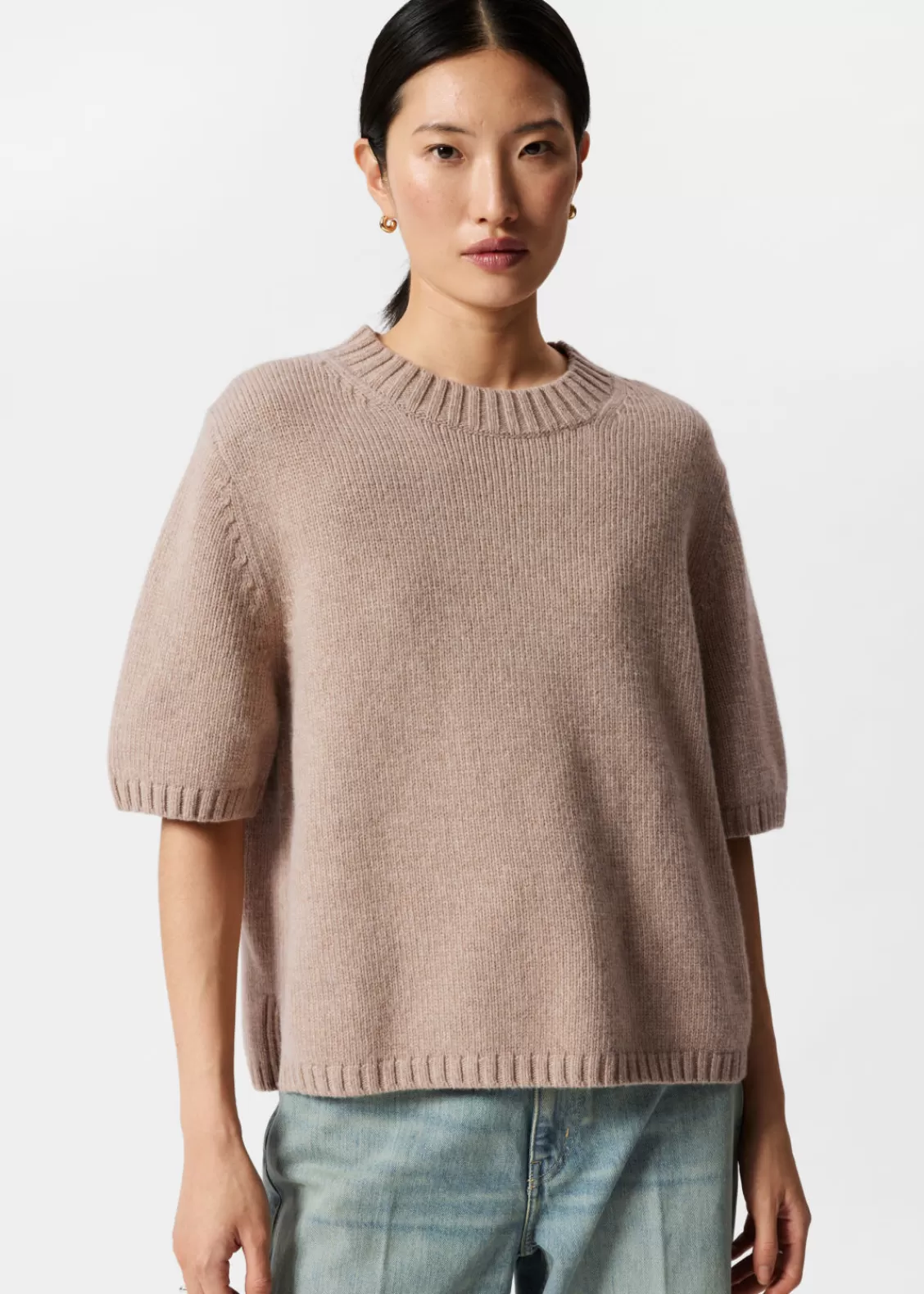 & Other Stories Tops | Sweaters & Knits | Cashmere-Blend Knit T-Shirt