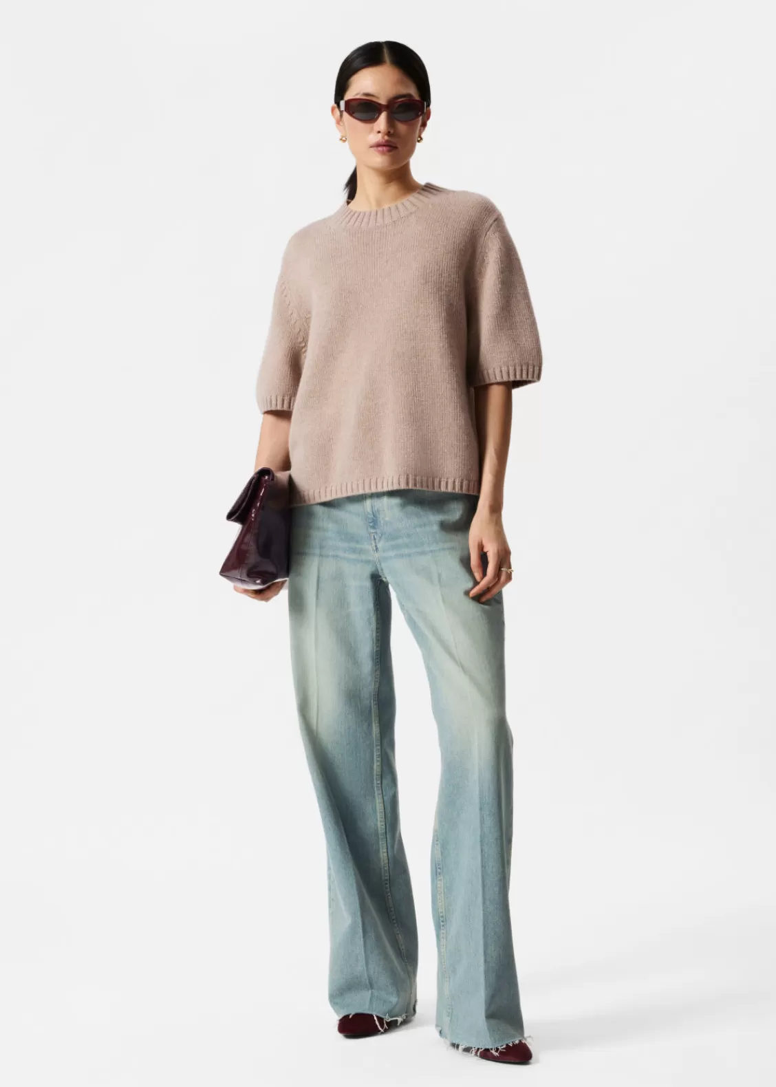 & Other Stories Tops | Sweaters & Knits | Cashmere-Blend Knit T-Shirt