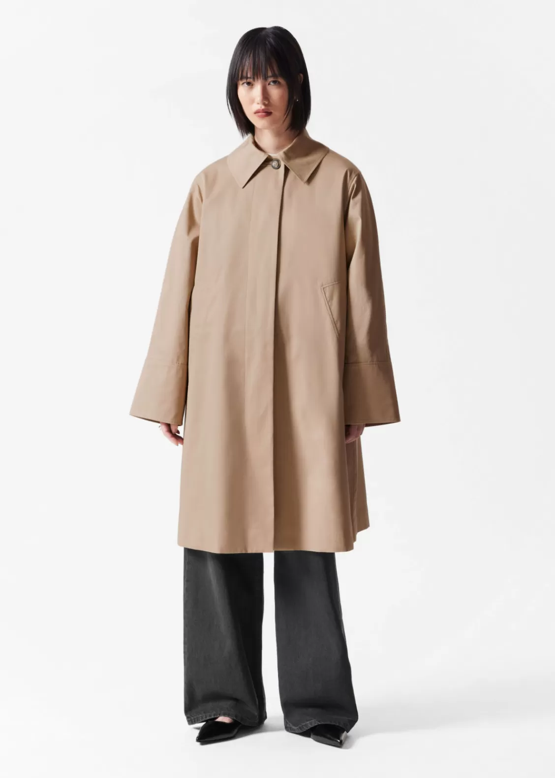 & Other Stories Outerwear | Collared Car Coat