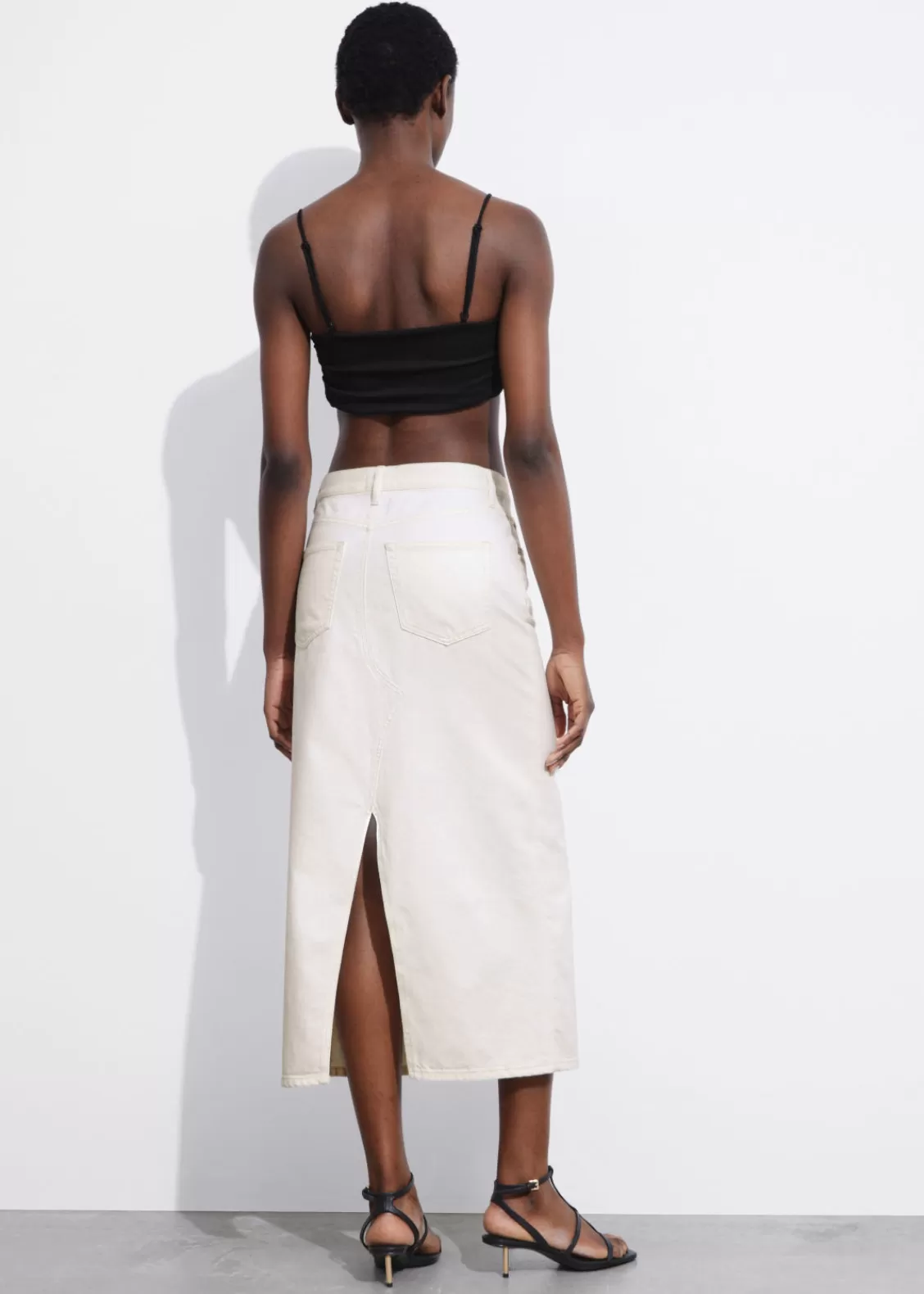 & Other Stories Skirts | Denim Midi Skirt