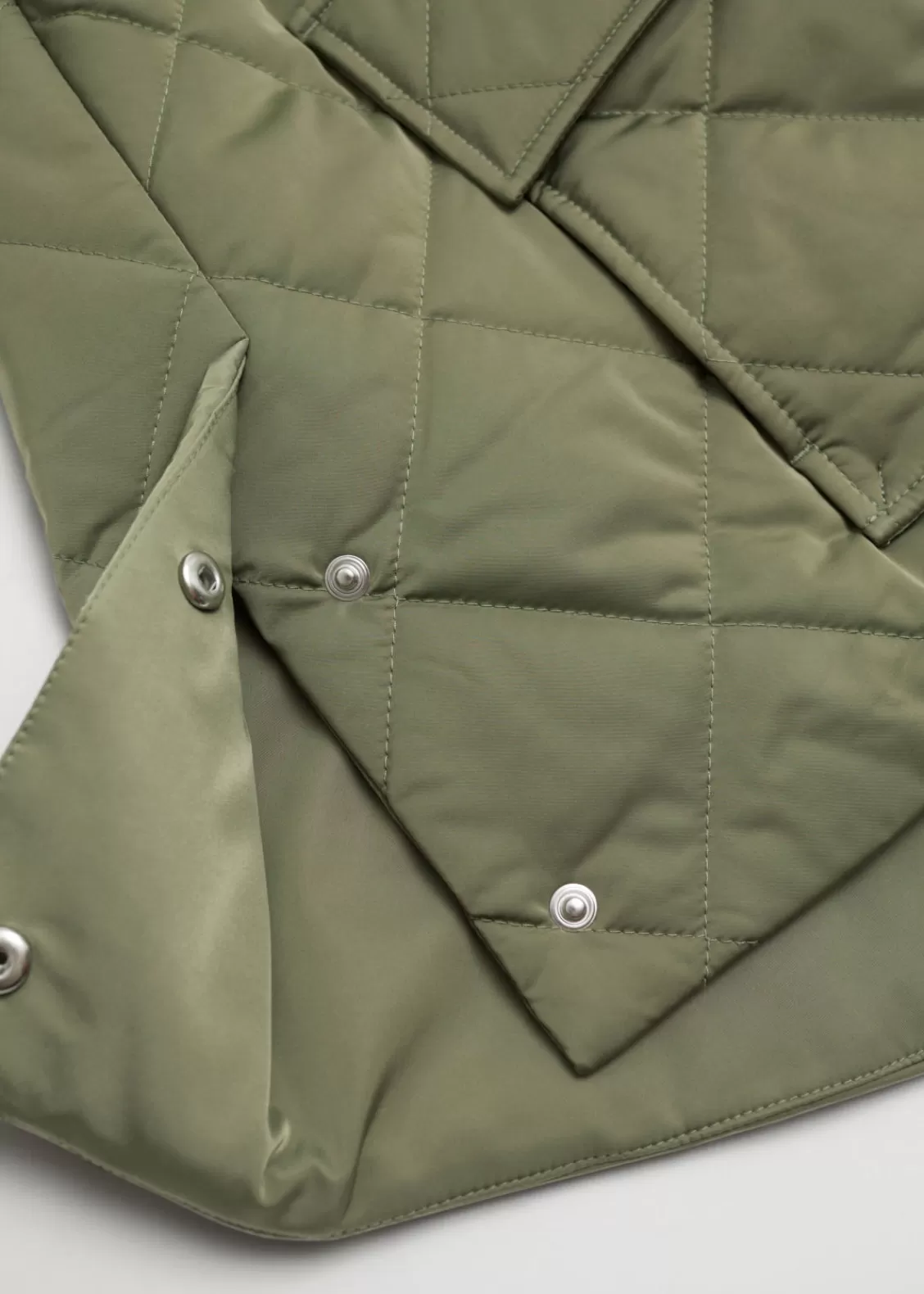 & Other Stories Outerwear | Diamond-Quilted Jacket Khaki