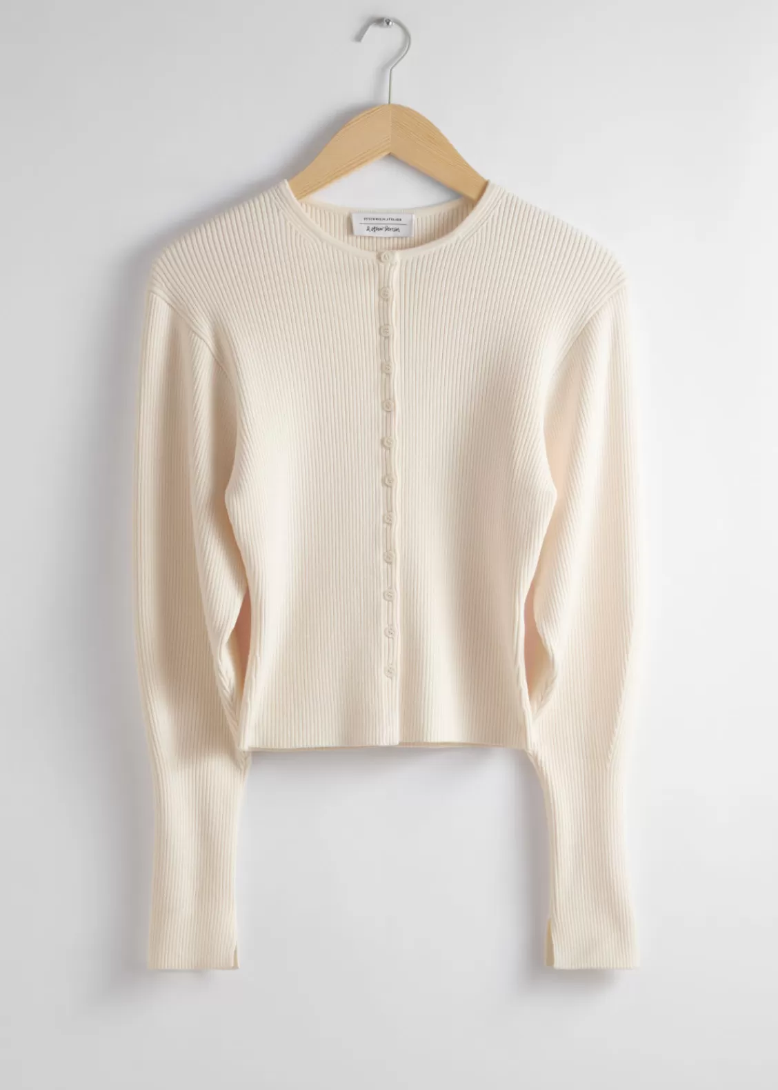 & Other Stories Sweaters & Knits | Fitted Rib-Knit Cardigan