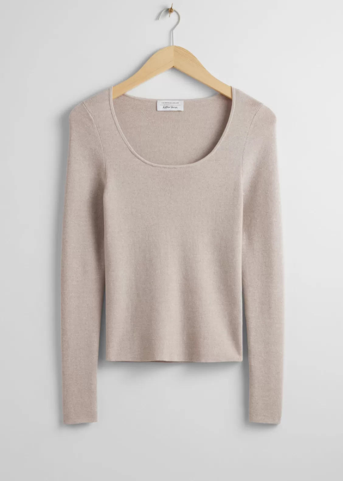 & Other Stories Tops | Sweaters & Knits | Fitted Scoop-Neck Top