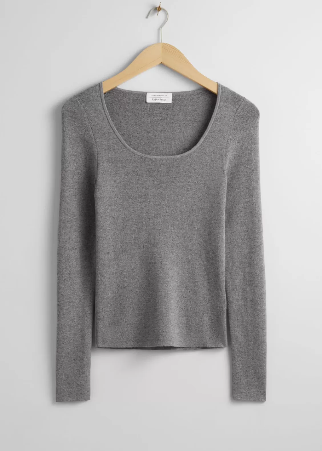 & Other Stories Tops | Sweaters & Knits | Fitted Scoop-Neck Top