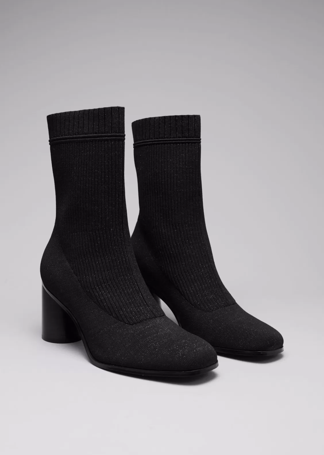 & Other Stories Boots | Knit Sock Boots Black/Glitter