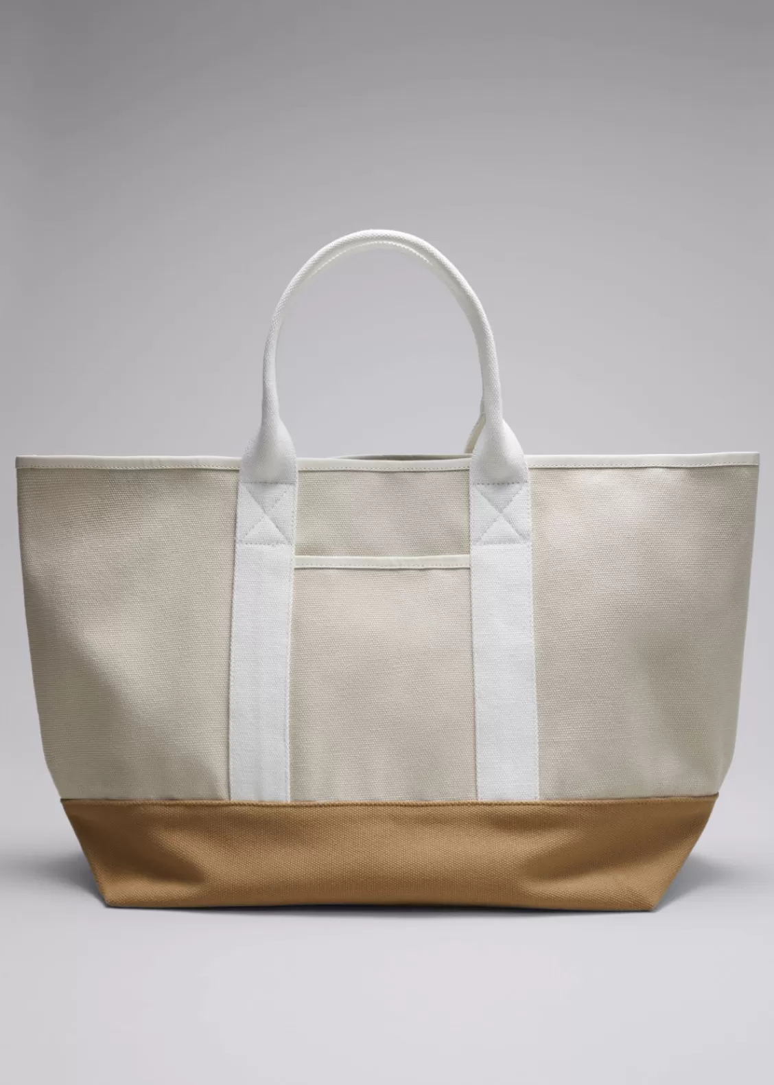 & Other Stories Totes | Swimwear | Large Canvas Tote Beige