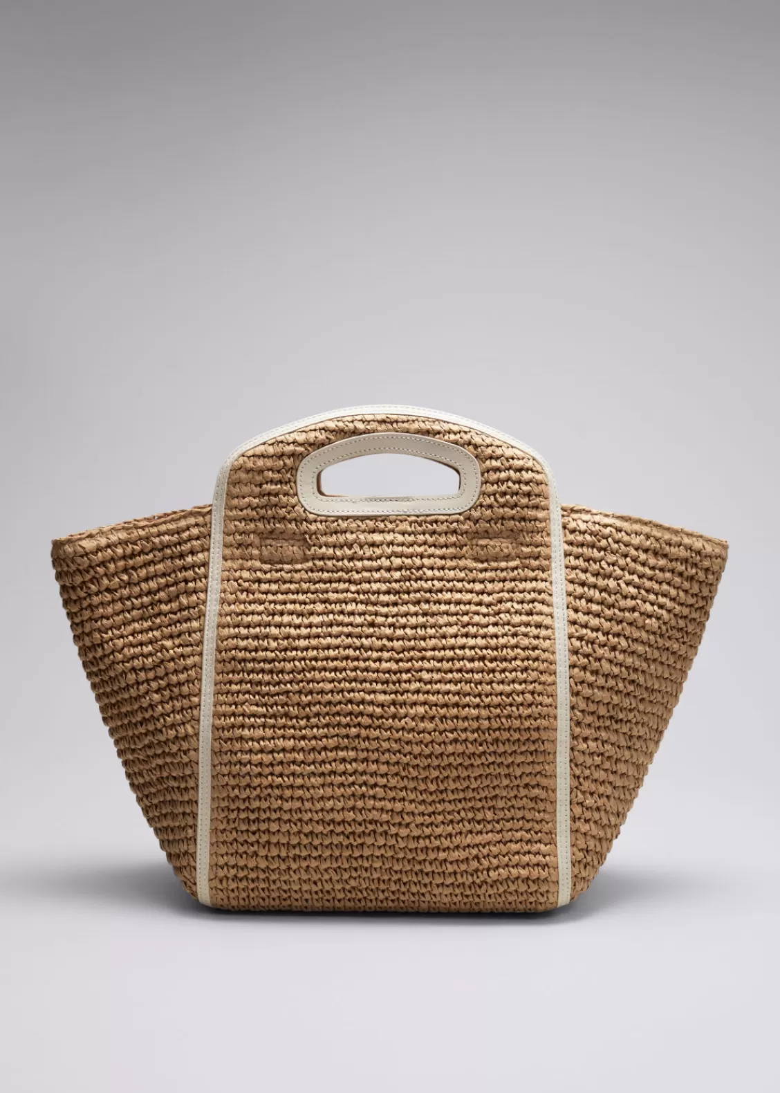 & Other Stories Totes | Swimwear | Large Straw Tote Beige