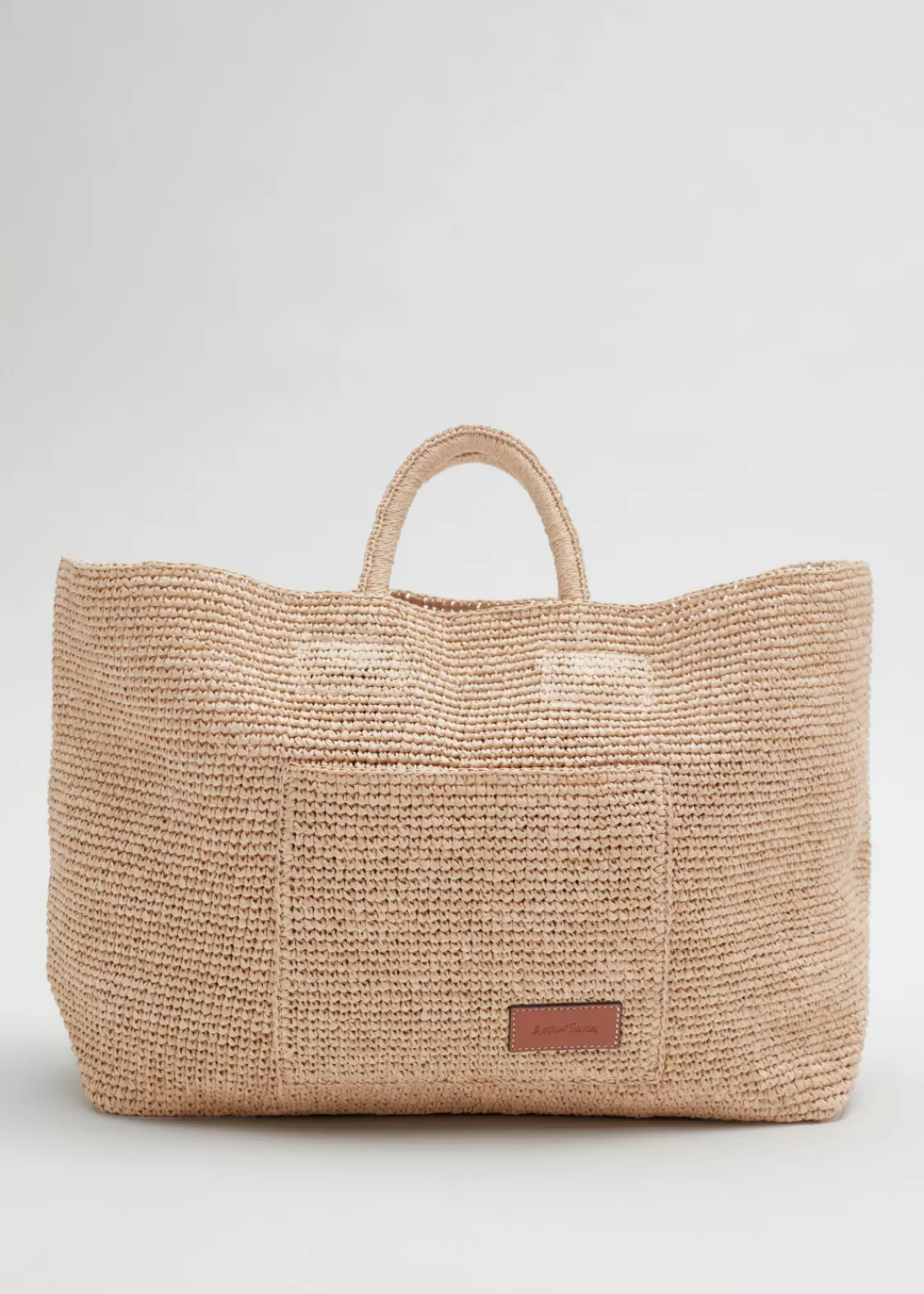 & Other Stories Totes | Swimwear | Large Woven Tote Straw