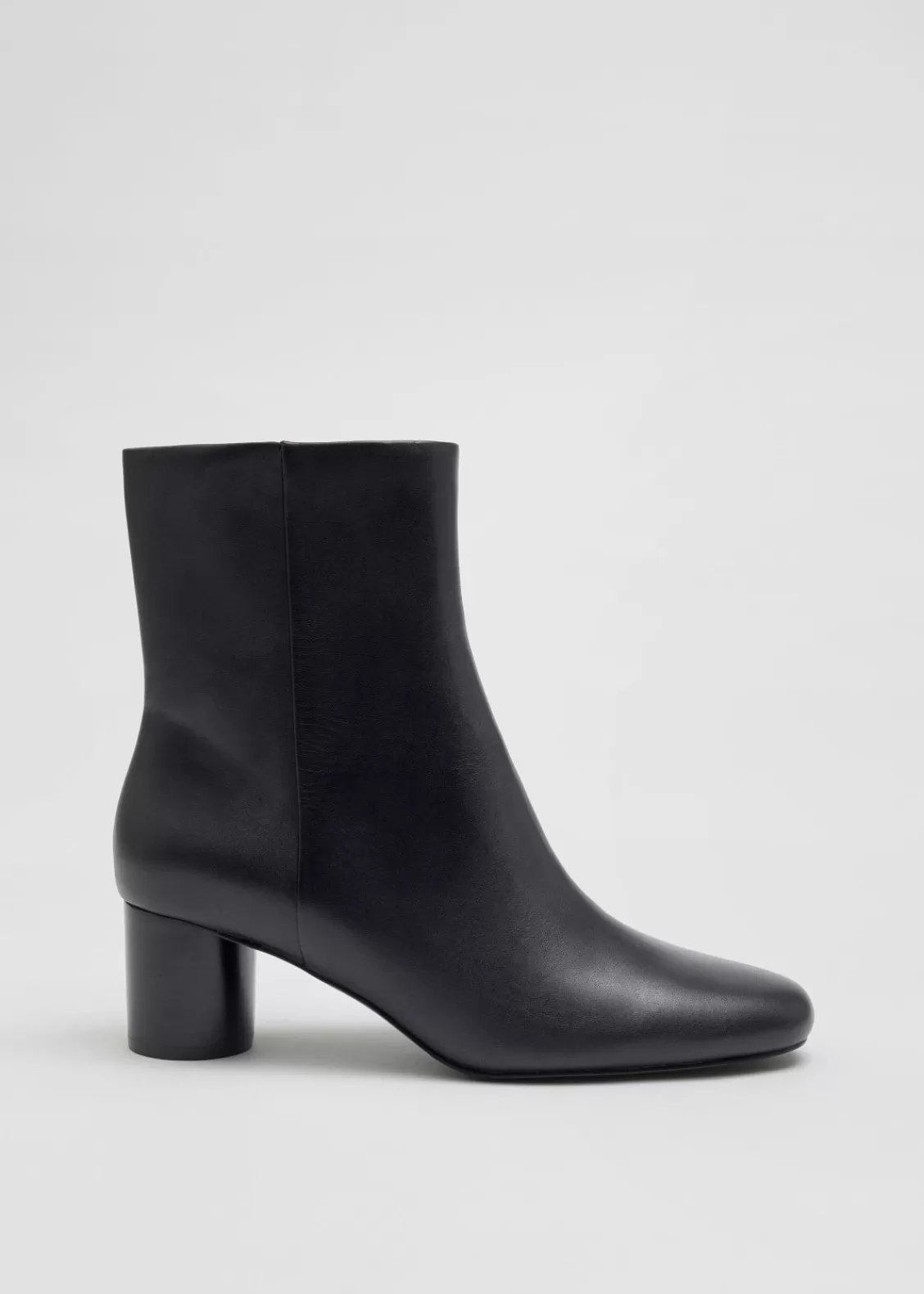 & Other Stories Boots | Leather Ankle Boots Black