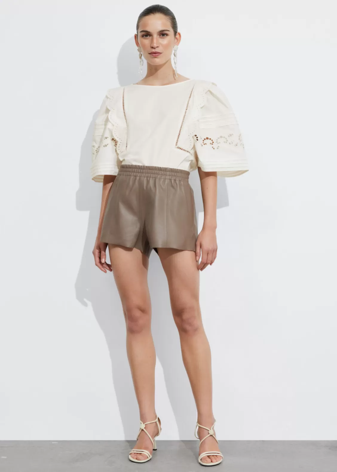 & Other Stories Shorts | Leather Shorts Mole