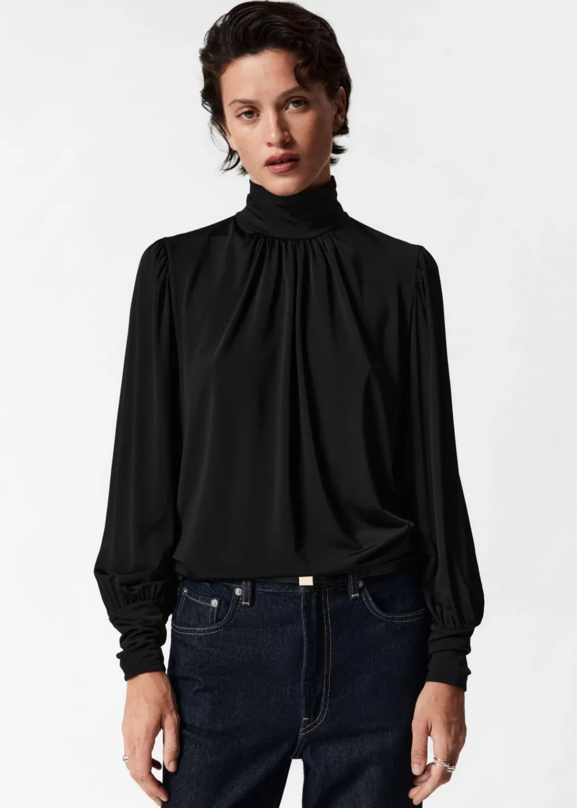 & Other Stories Blouses & Shirts | Mock Neck Blouse