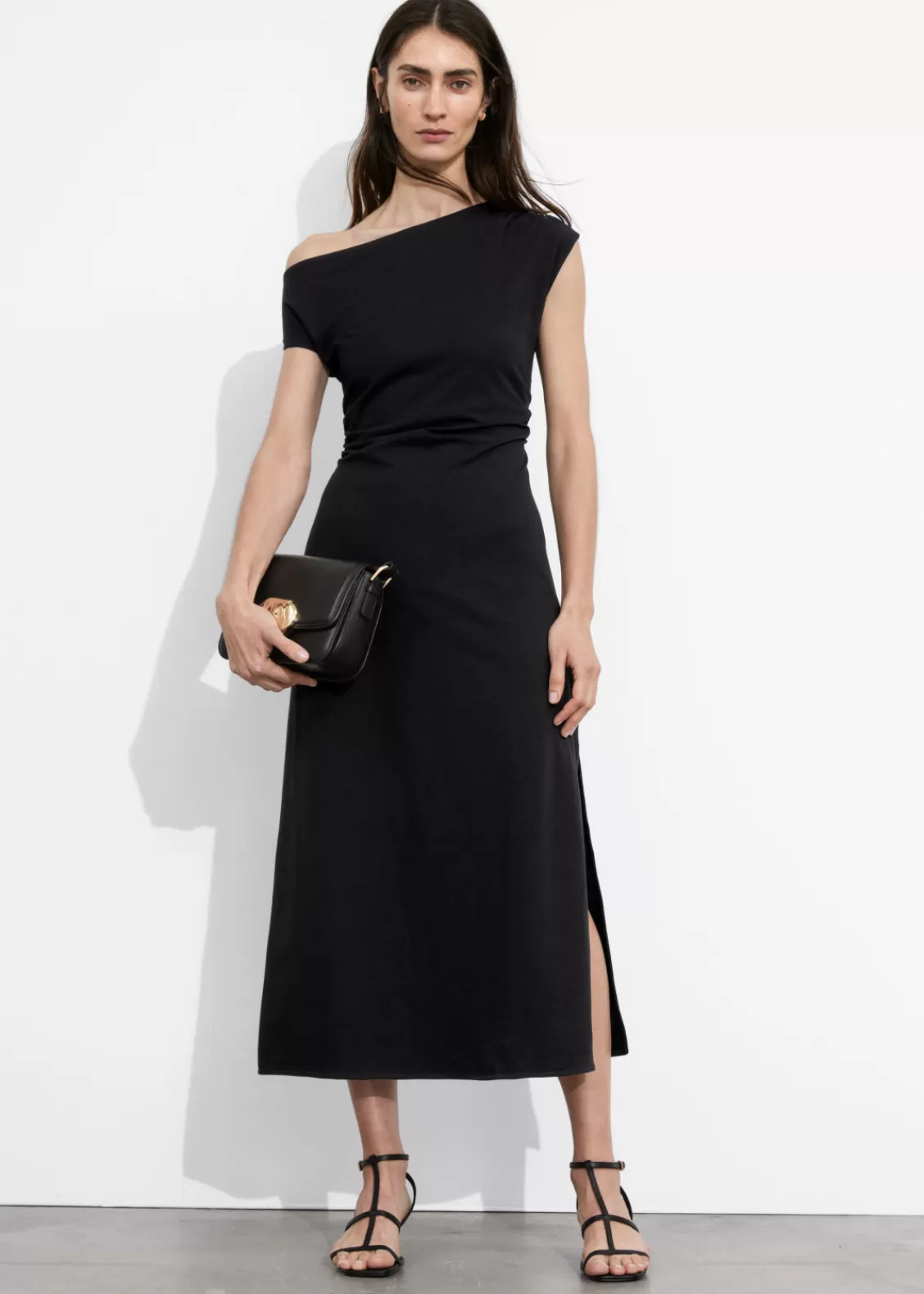 & Other Stories Dresses | One-Shoulder Midi Dress