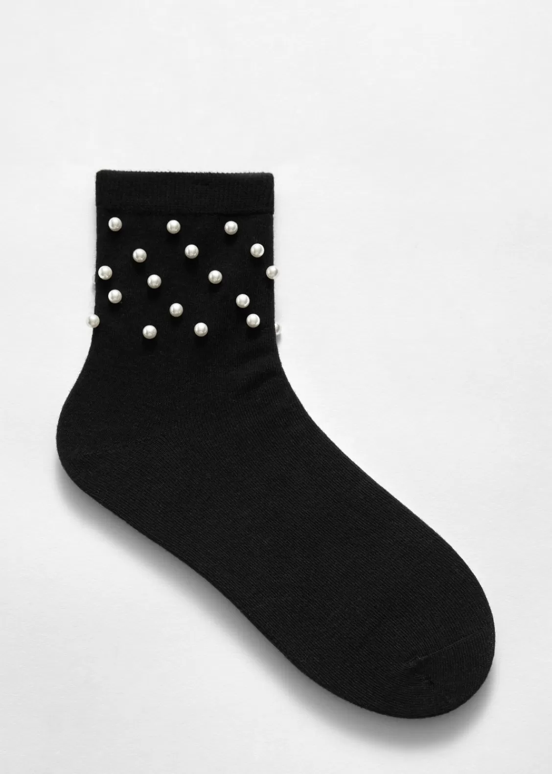 & Other Stories Socks & Tights | Socks & Tights | Pearl-Embellished Socks Black