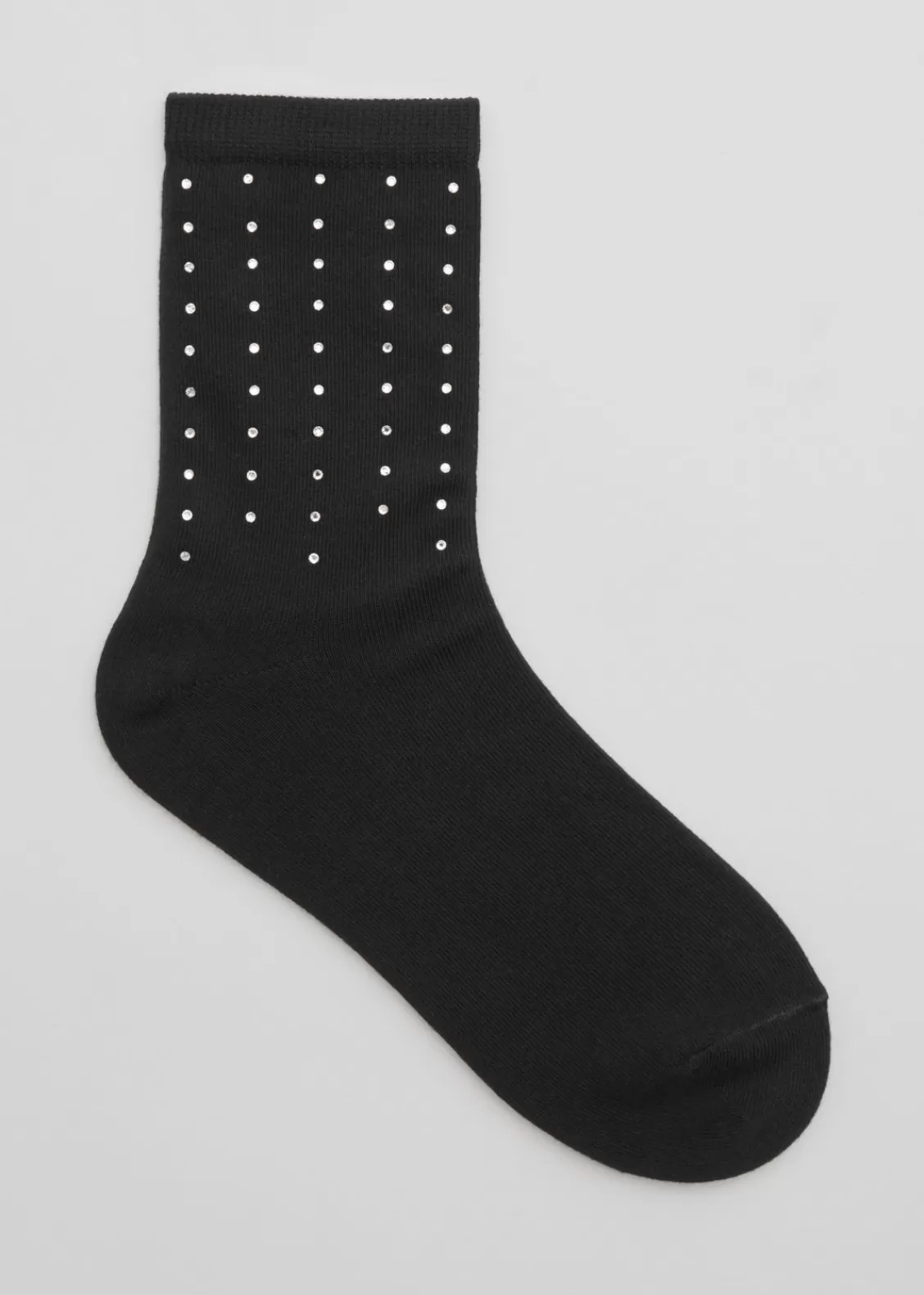 & Other Stories Lingerie | Rhinestone Socks Black