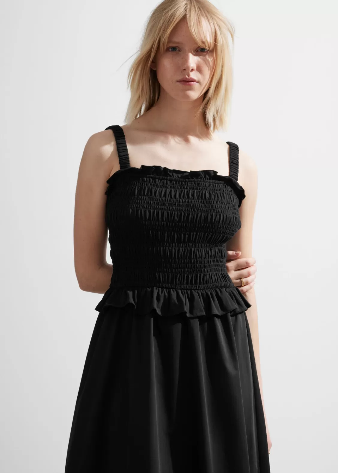 & Other Stories Dresses | Ruched Midi Dress