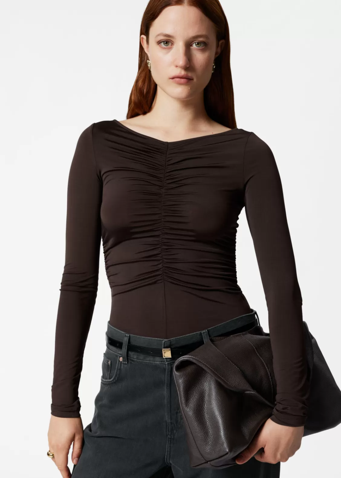 & Other Stories Tops | Ruched Top