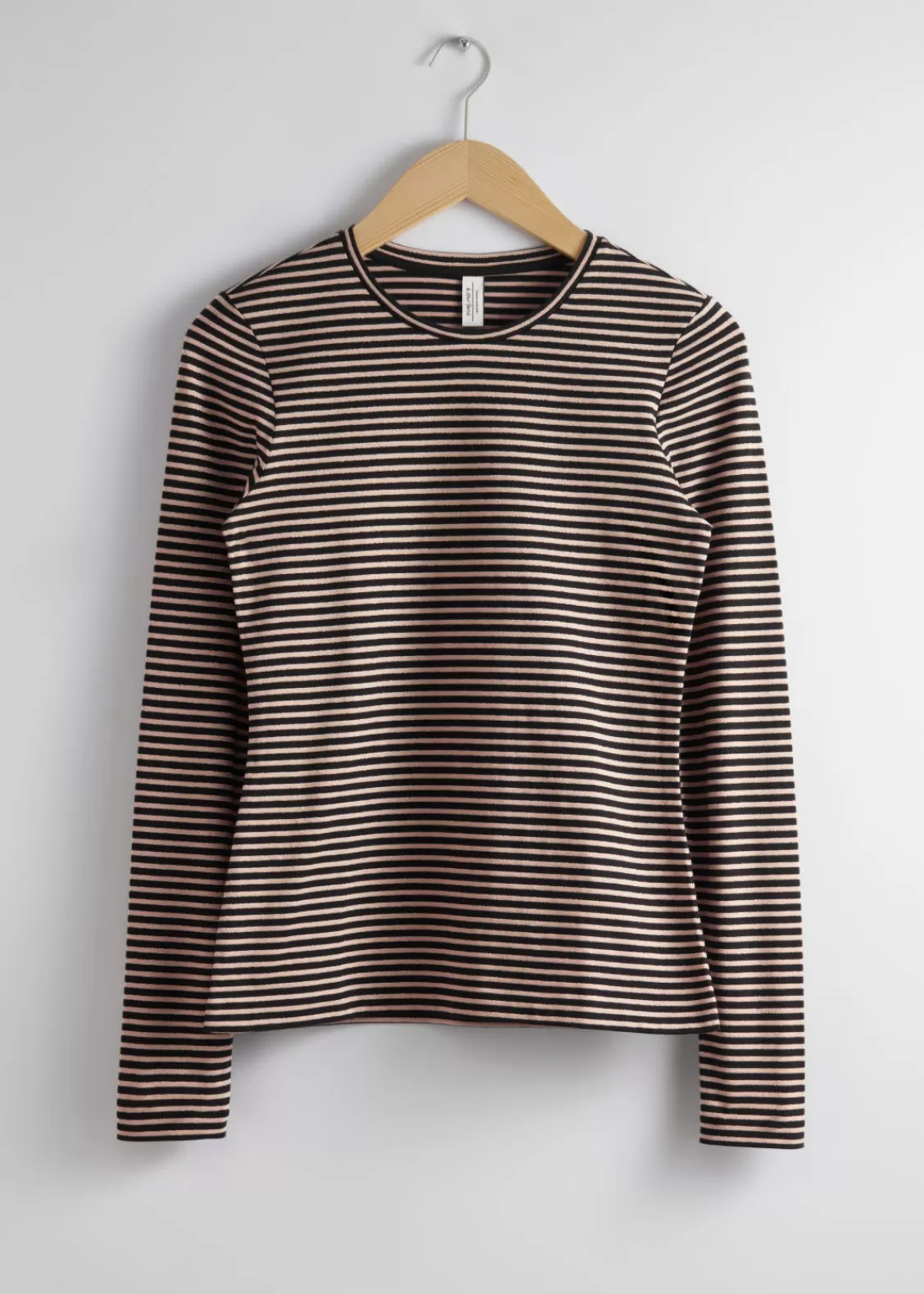 & Other Stories Tops | Striped Glitter Top