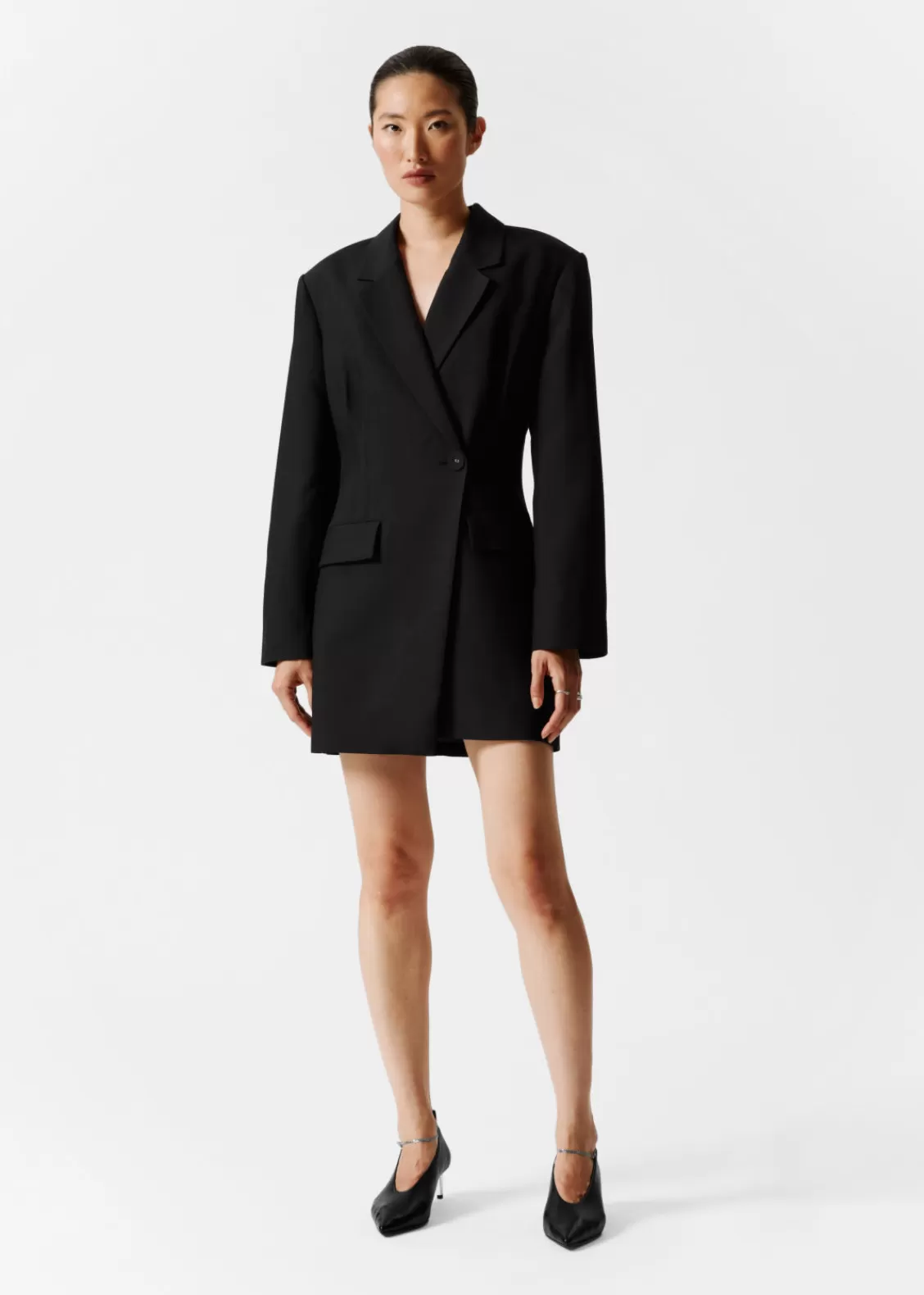 & Other Stories Sets & Suits | Dresses | Structured Blazer Mini Dress Black