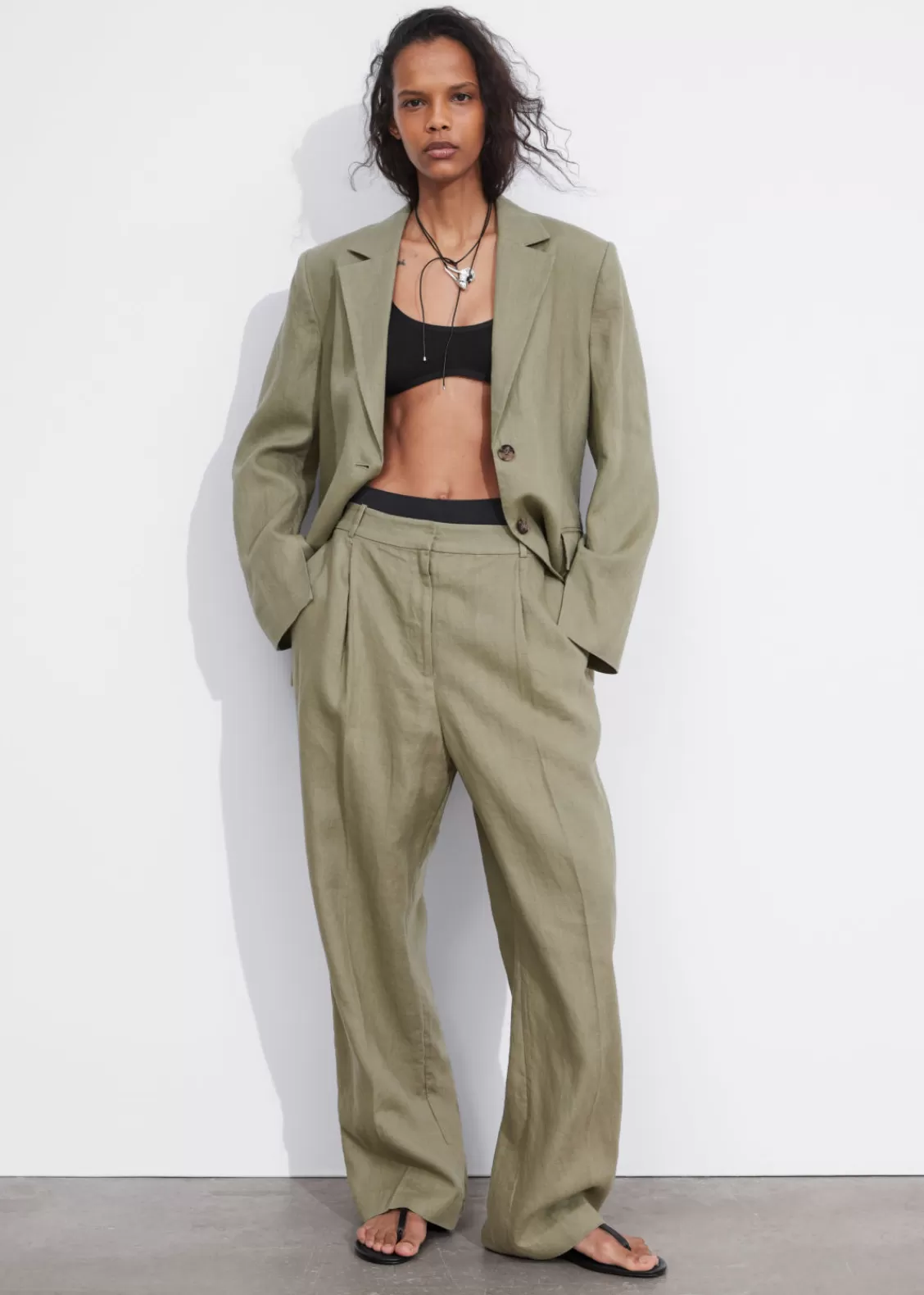 & Other Stories Sets & Suits | Pants | Wide Linen Trousers