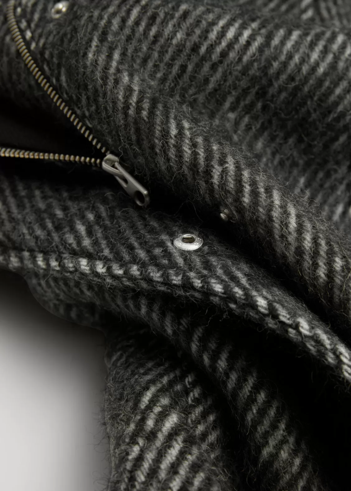 & Other Stories Outerwear | Wool Jacket Black Stripes